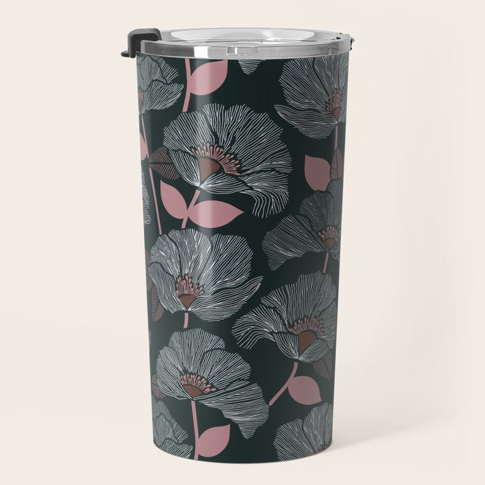 Nocturnal Bloom Travel Mug Gallery Image 3