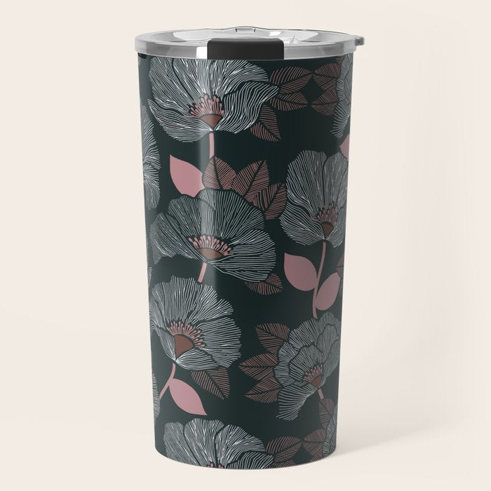 Nocturnal Bloom Travel Mug Gallery Image 1