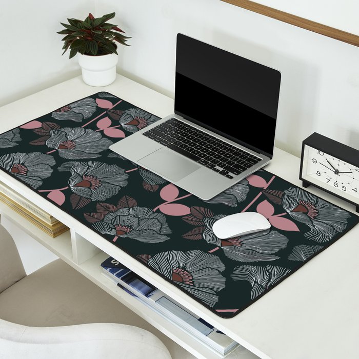 Nocturnal Bloom Desk Mat Gallery Image 2