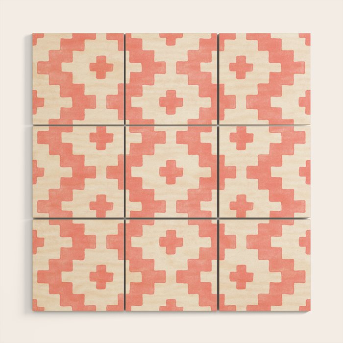 Taos - Blush Wood Wall Art Gallery Image 1