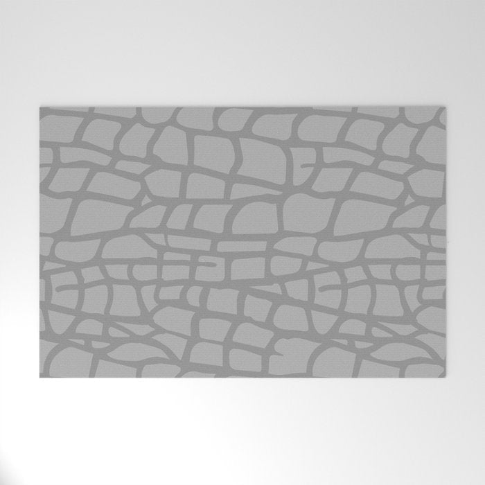 Gray Elephant Skin - Wild Animal Welcome Mat Gallery Image 1