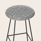 Gray Elephant Skin - Wild Animal Stool Gallery Image 2
