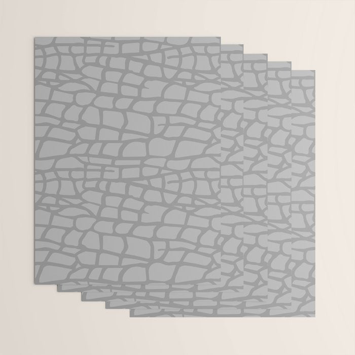 Gray Elephant Skin - Wild Animal Wrapping Paper Gallery Image 3