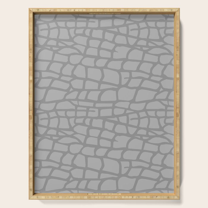 Gray Elephant Skin - Wild Animal Serving Tray Gallery Image 1