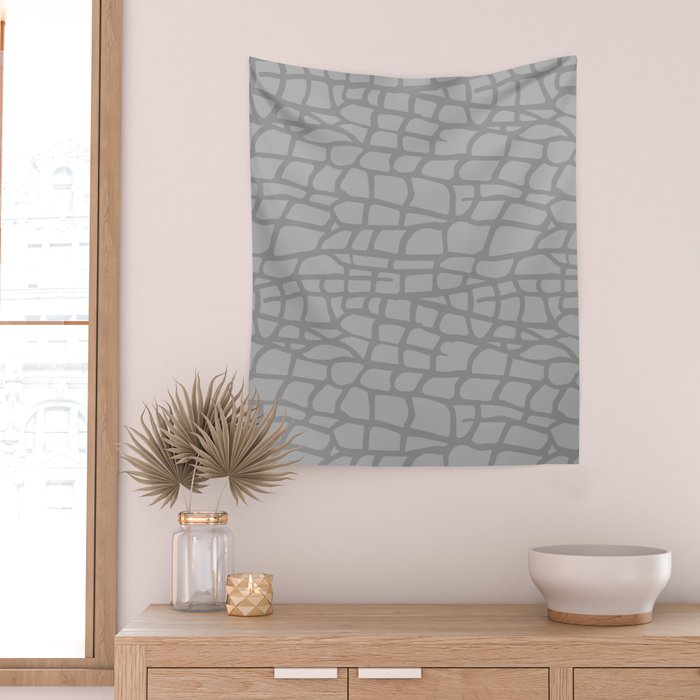 Gray Elephant Skin - Wild Animal Wall Tapestry Gallery Image 2
