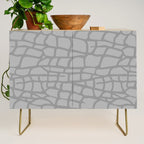 Gray Elephant Skin - Wild Animal Credenza Gallery Image 1