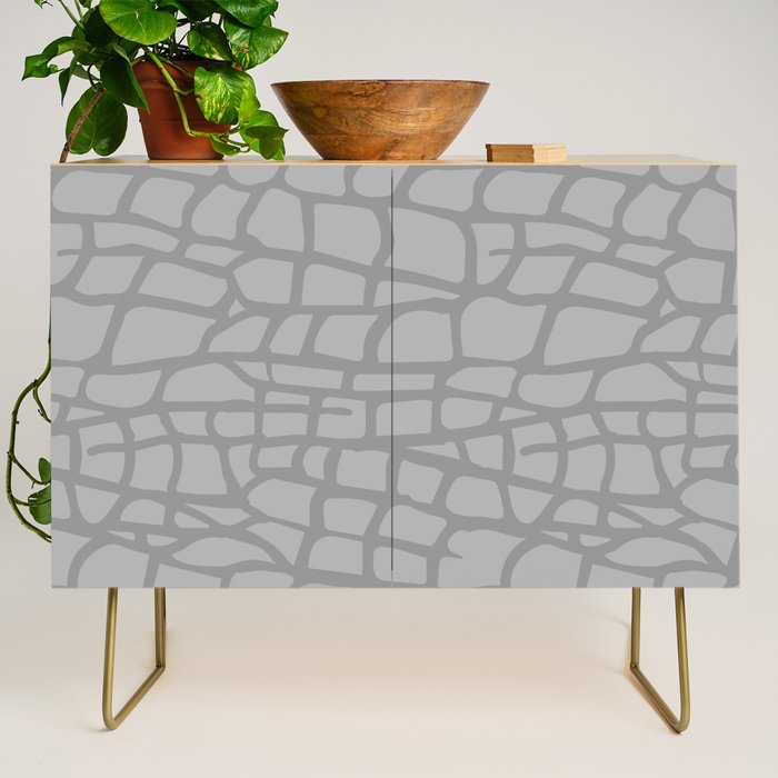 Gray Elephant Skin - Wild Animal Credenza Gallery Image 1