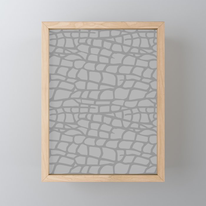 Gray Elephant Skin - Wild Animal Mini Art Print Gallery Image 1