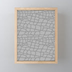 Gray Elephant Skin - Wild Animal Mini Art Print Gallery Image 1