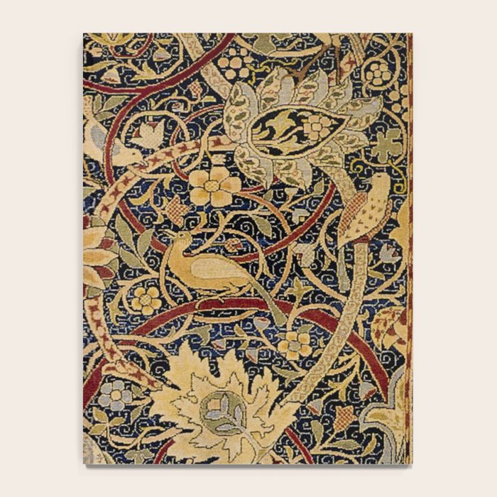 William Morris Bullerswood Black & Gold Antique 1889 Pattern Notebook Gallery Image 4