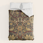 William Morris Bullerswood Black & Gold Antique 1889 Pattern Comforter Gallery Image 6