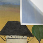 African American Masterpiece 'The Wash' portrait painting by Clementine Hunter   Wall Tapestry Gallery Image 3