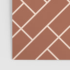 Boho Geometric Pattern in Sienna Poster Gallery Image 3