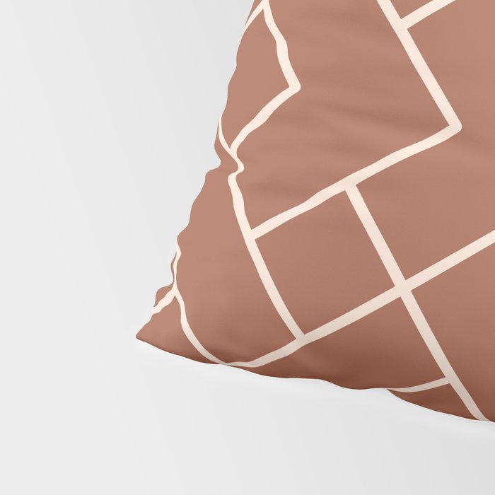 Boho Geometric Pattern in Sienna Pillow Sham Gallery Image 4