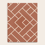 Boho Geometric Pattern in Sienna Notebook Gallery Image 4