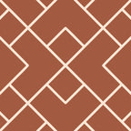 Boho Geometric Pattern in Sienna Coffee Mug Gallery Image 2