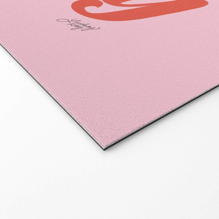 Take it Easy (Red/Pink Palette) Welcome Mat Gallery Image 2