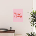 Take it Easy (Red/Pink Palette) Poster Gallery Image 2