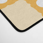 Retro Daisy Flower Checker in Yellow Desk Mat Gallery Image 4