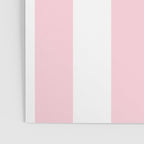 Light Soft Pastel Pink Beach Hut Stripes Poster Gallery Image 3