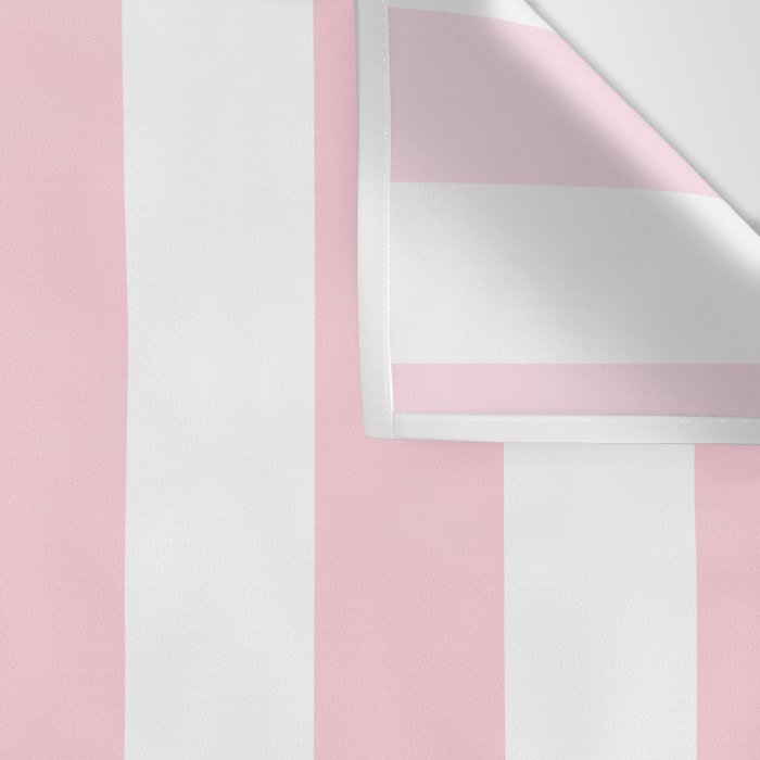 Light Soft Pastel Pink Beach Hut Stripes Wall Tapestry Gallery Image 3