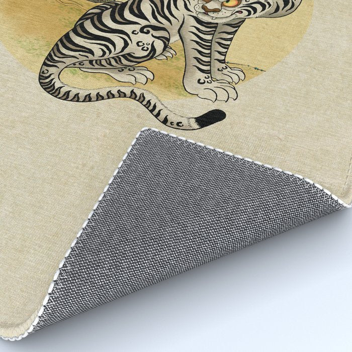 Tiger with magpie type-D : Minhwa-Korean traditional/folk art Rug Gallery Image 4