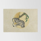 Tiger with magpie type-D : Minhwa-Korean traditional/folk art Rug Gallery Image 2