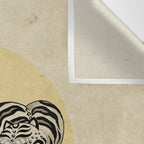 Tiger with magpie type-D : Minhwa-Korean traditional/folk art Wall Tapestry Gallery Image 3