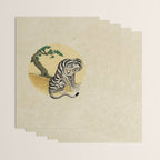 Tiger with magpie type-D : Minhwa-Korean traditional/folk art Wrapping Paper Gallery Image 3