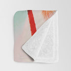 Good Vibes palms Throw Blanket Gallery Image 3