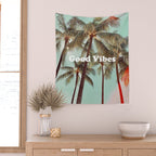 Good Vibes palms Wall Tapestry Gallery Image 2