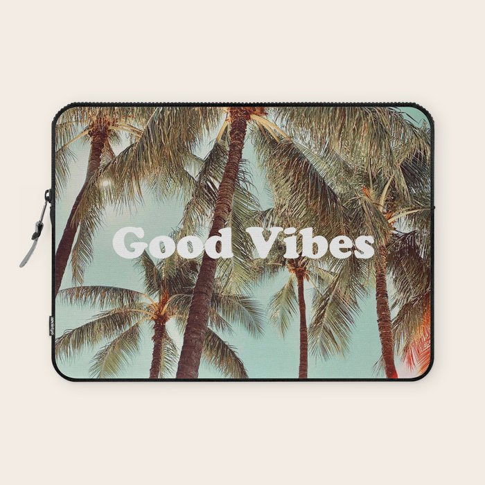 Good Vibes palms Laptop Sleeve Gallery Image 1