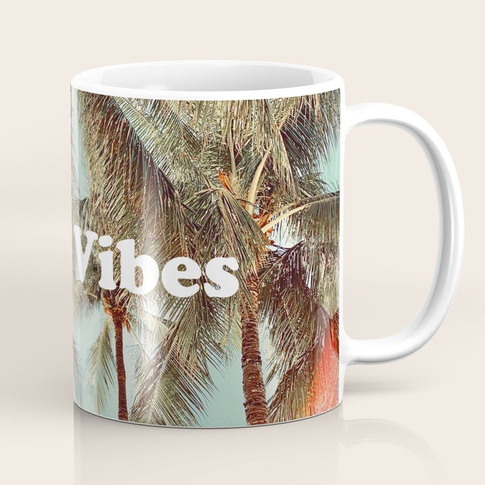 Good Vibes palms Coffee Mug Gallery Image 1