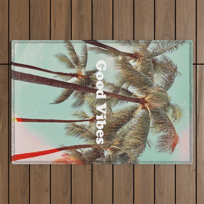 Good Vibes palms Outdoor Rug Gallery Image 1
