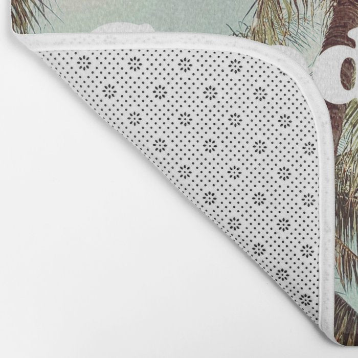 Good Vibes palms Bath Mat Gallery Image 2