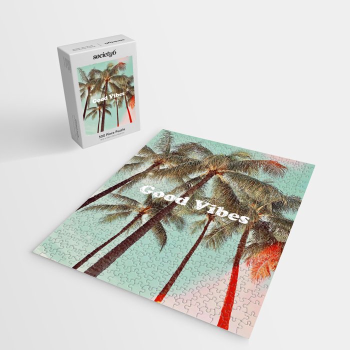 Good Vibes palms Jigsaw Puzzle Gallery Image 2
