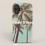 Good Vibes palms iPhone Case Gallery Image 1