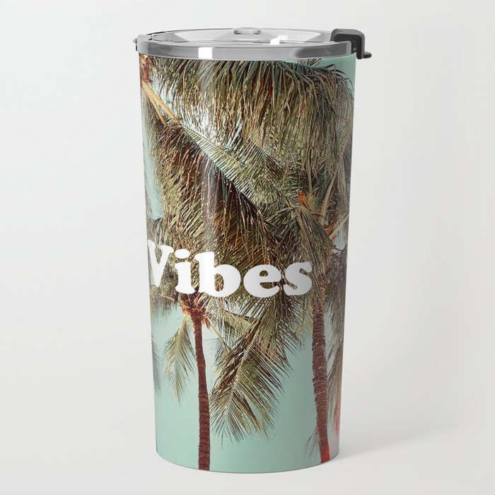 Good Vibes palms Travel Mug Gallery Image 2
