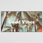 Good Vibes palms Desk Mat Gallery Image 3