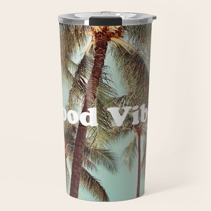 Good Vibes palms Travel Mug Gallery Image 1