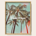 Good Vibes palms Serving Tray Gallery Image 1