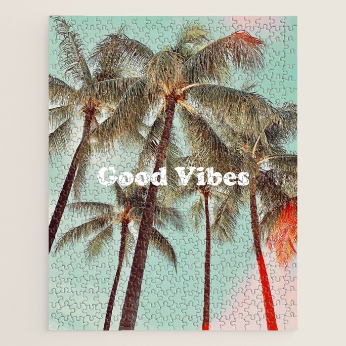 Good Vibes palms Jigsaw Puzzle Gallery Image 1
