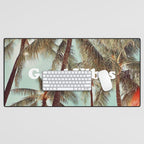 Good Vibes palms Desk Mat Gallery Image 1