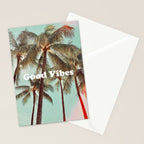 Good Vibes palms Stationery Card Gallery Image 2