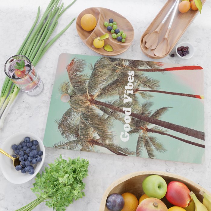 Good Vibes palms Cutting Board Gallery Image 2