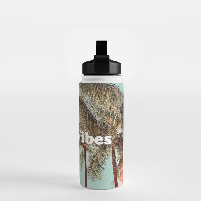 Good Vibes palms Water Bottle Gallery Image 2