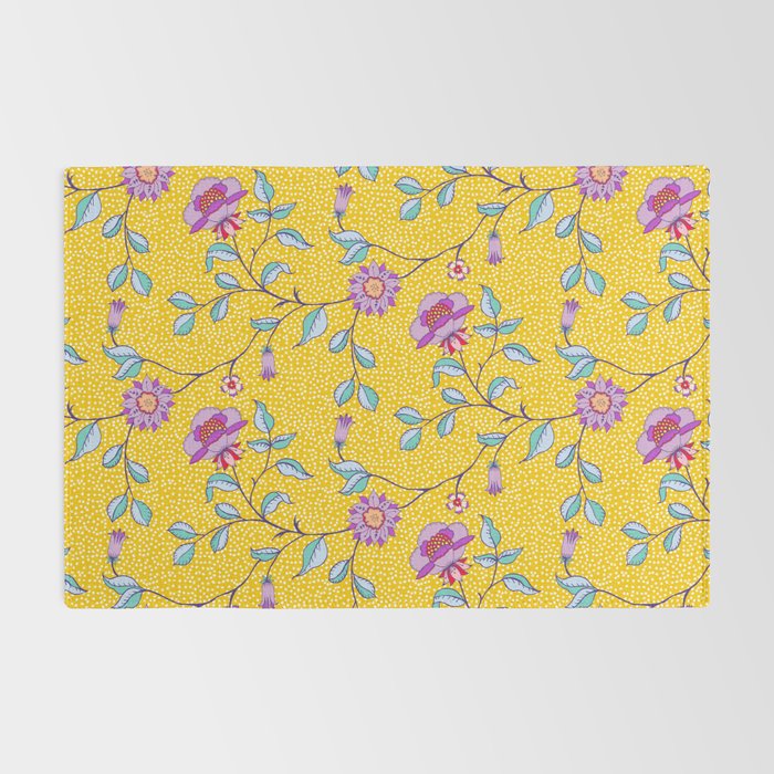 Vibrant Vintage Blooms Rug Gallery Image 2
