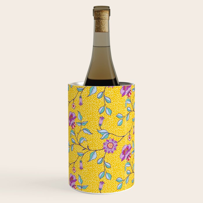 Vibrant Vintage Blooms Wine Chiller Gallery Image 3