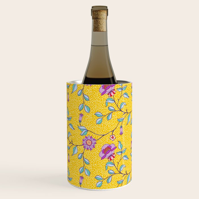 Vibrant Vintage Blooms Wine Chiller Gallery Image 2