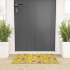 Vibrant Vintage Blooms Welcome Mat Gallery Image 3